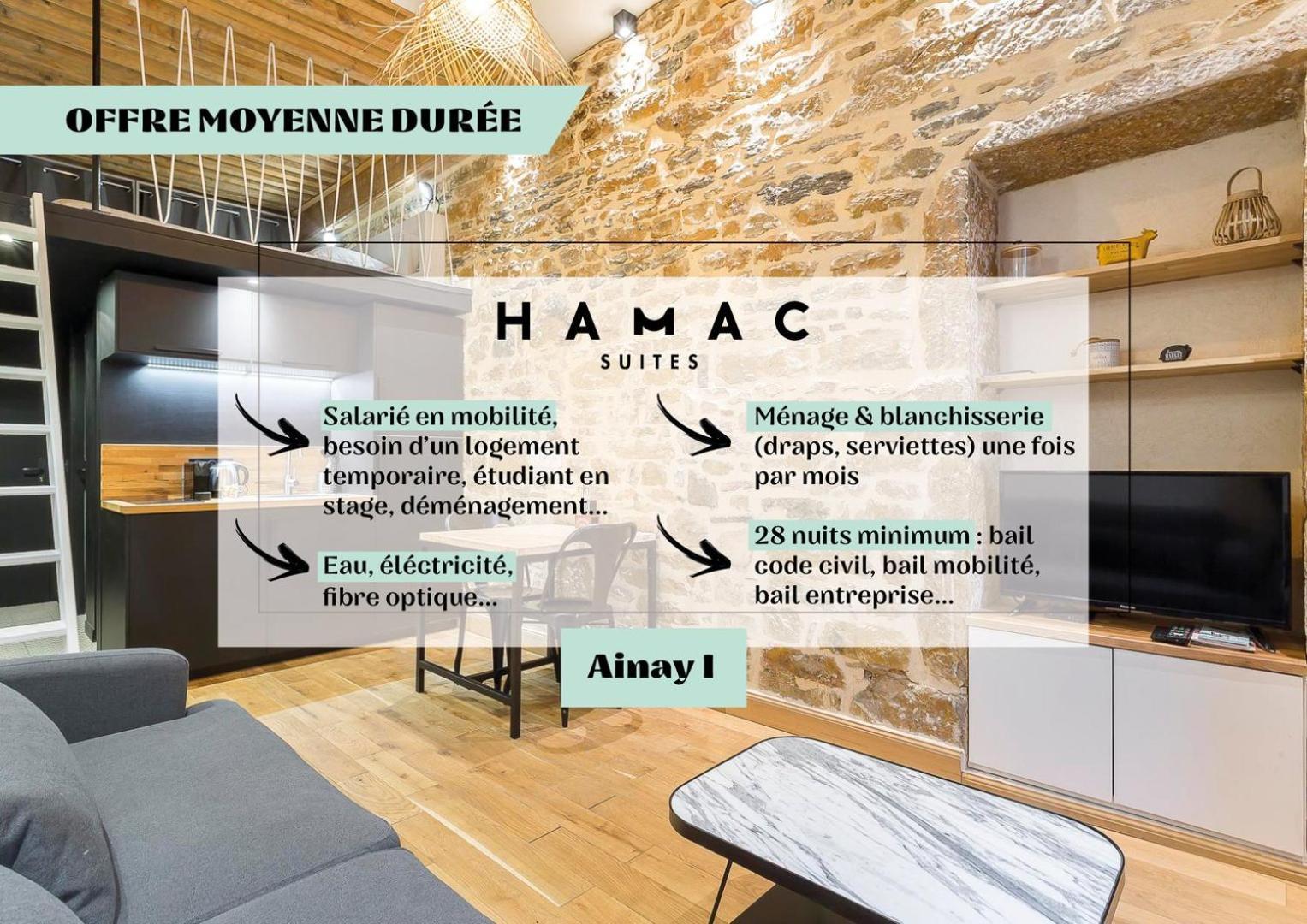 Hamac Suites - Studio Ainay 1 - Hyper Centre Lyon - 2 Personnes Экстерьер фото